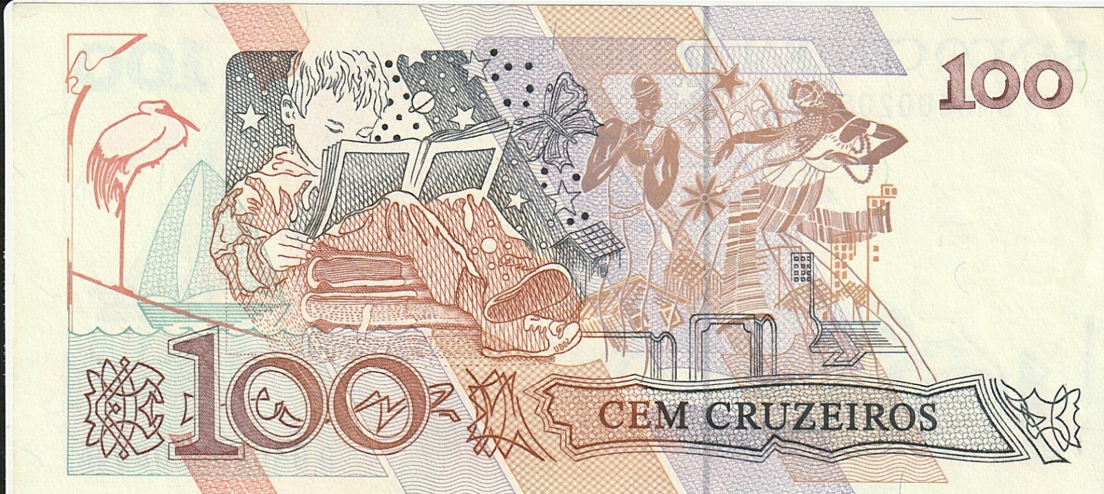 Brezilya 100 Cruzieros 1986