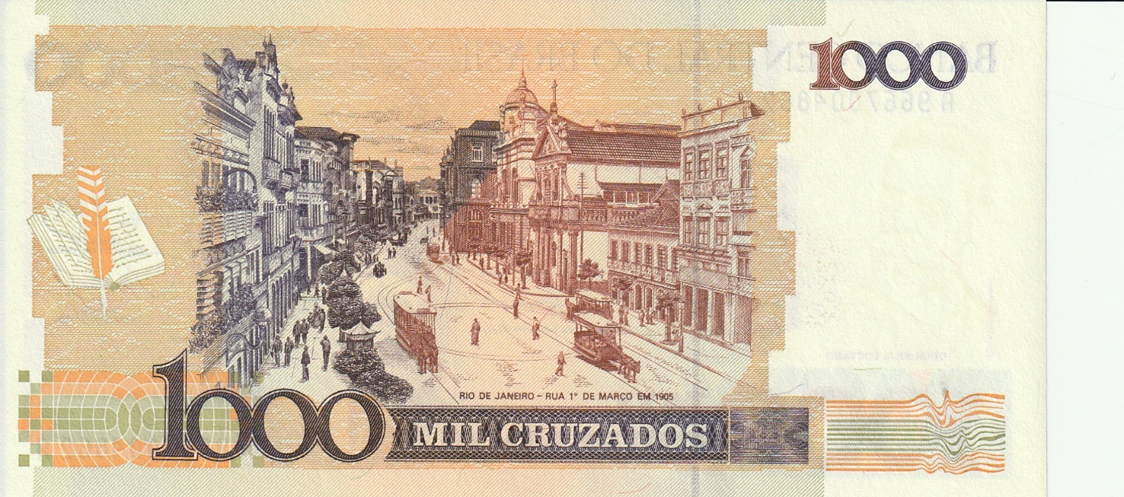 Brezilya 1.000 Cruzieros 1988