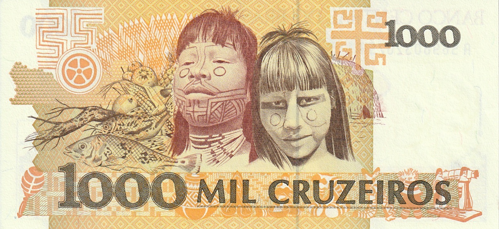 Brezilya 1.000 Cruzieros 1990