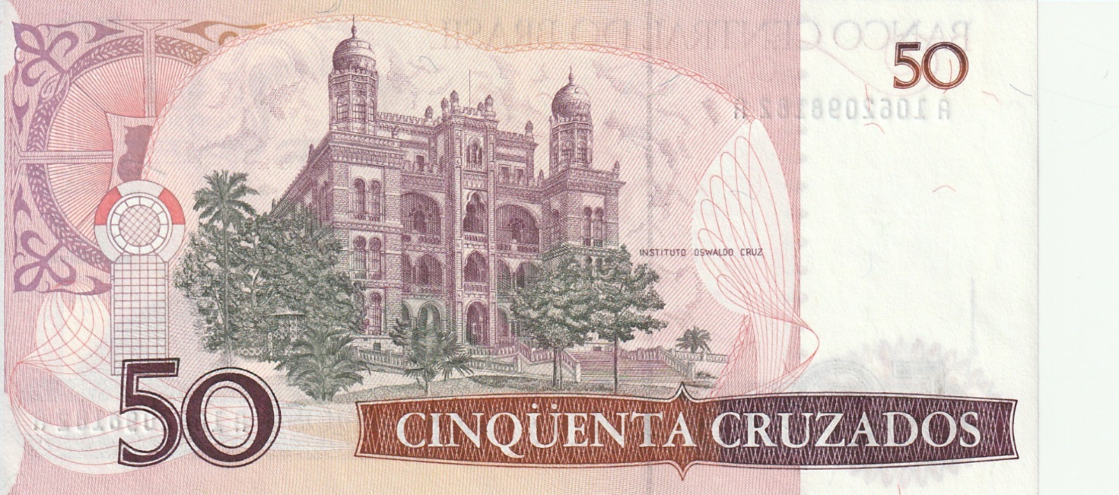 Brezilya 50 Cruzieros 1986
