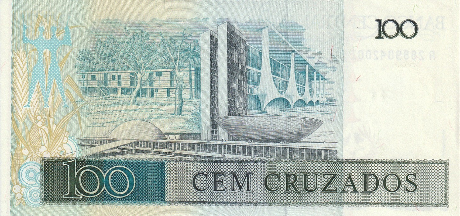 Brezilya 100 Cruzados 1986