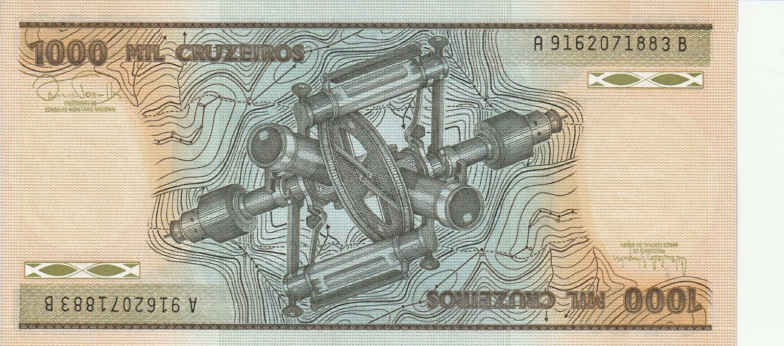 Brezilya 1.000 Cruzieros 1985