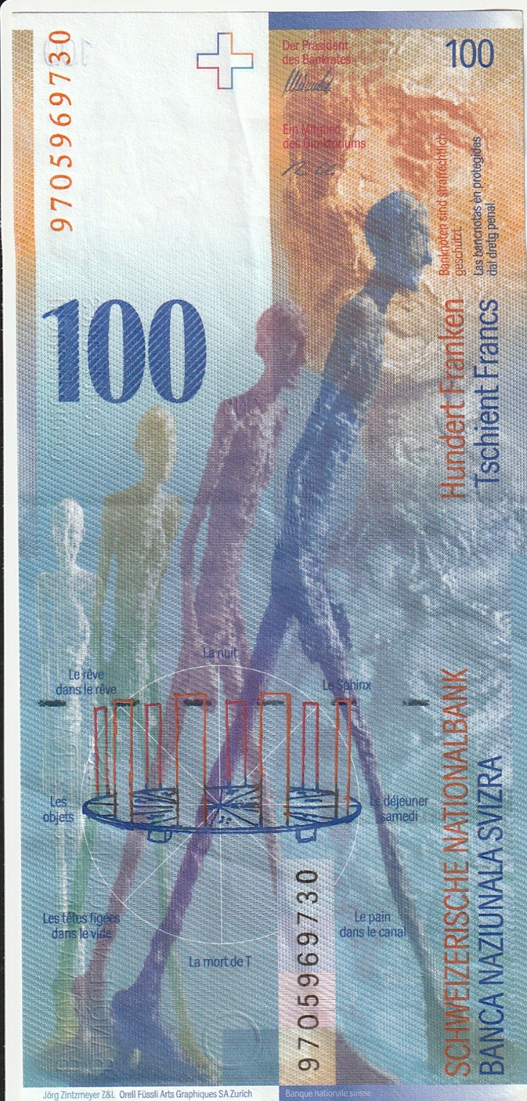 İsviçre 100 Frank
