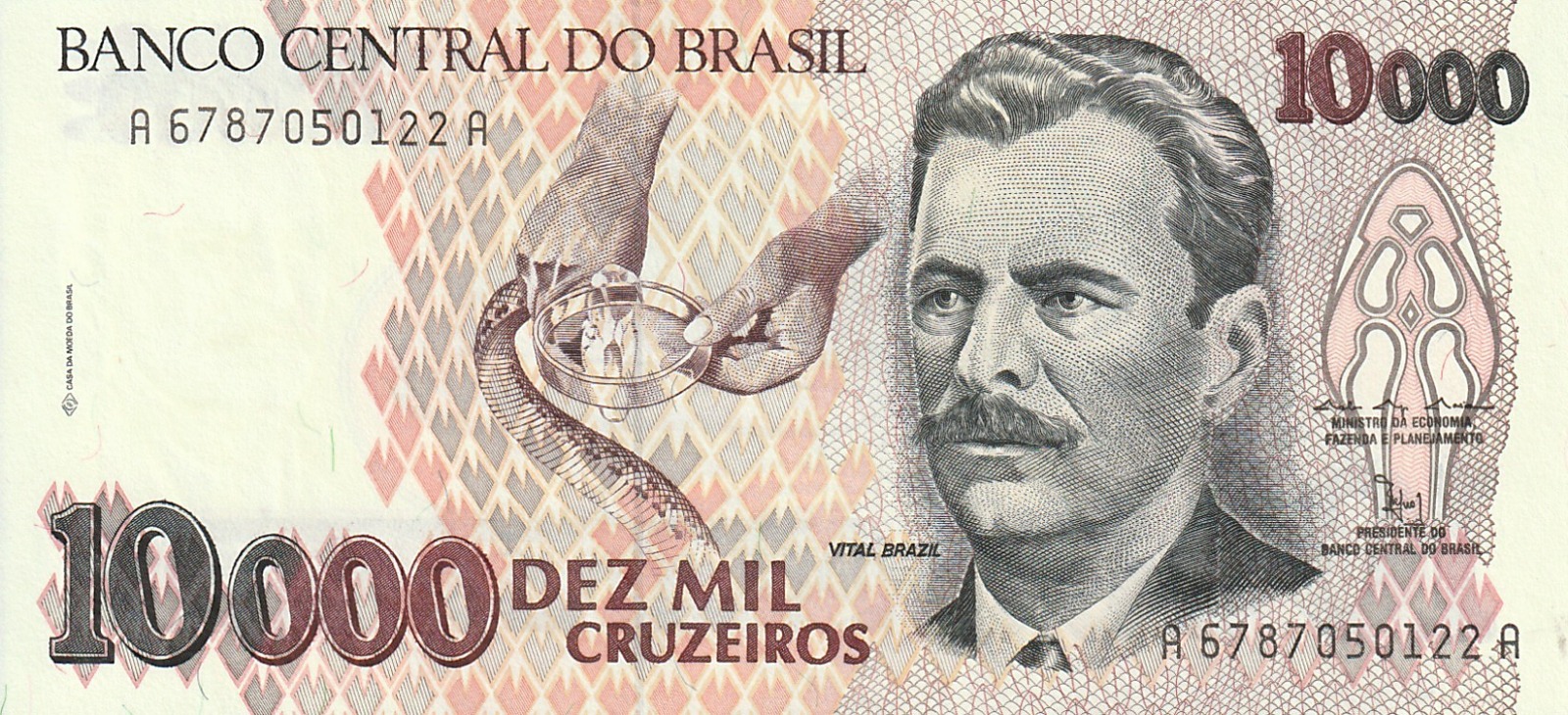 Brezilya 10.000 Cruzieros