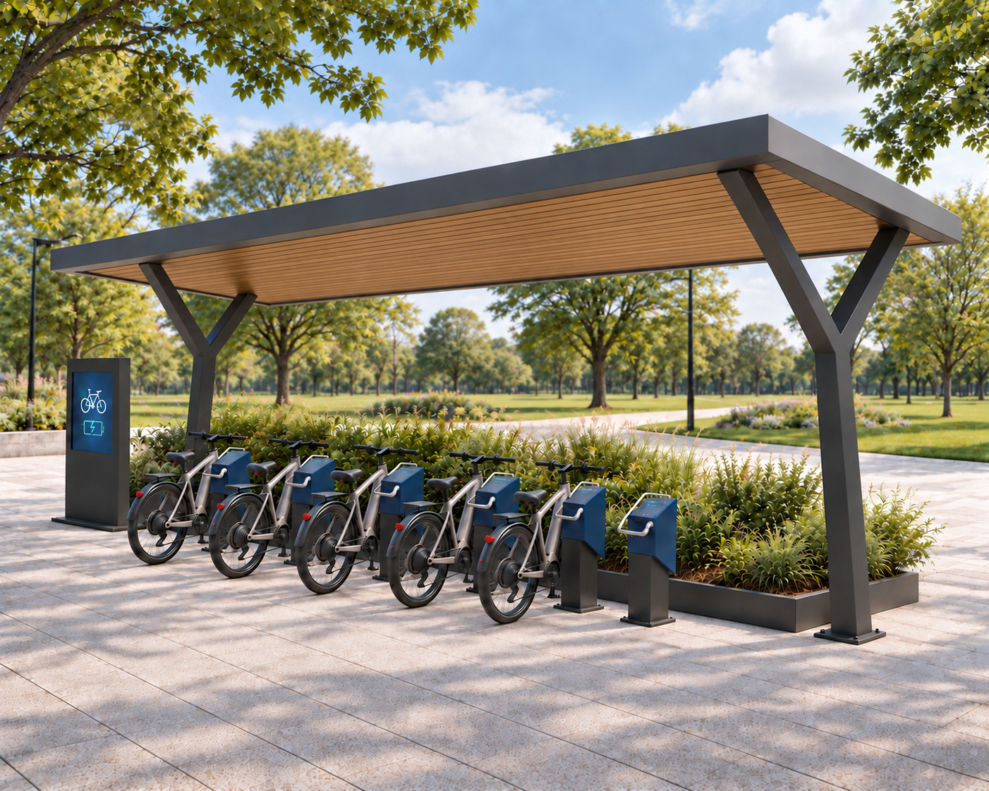 E bike İstasyonu ve Şehir Mobilyası görsel 2